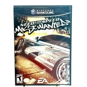 Vtg Need for Speed: Most Wanted Nintendo GameCube Rated T EA Sports Instruction